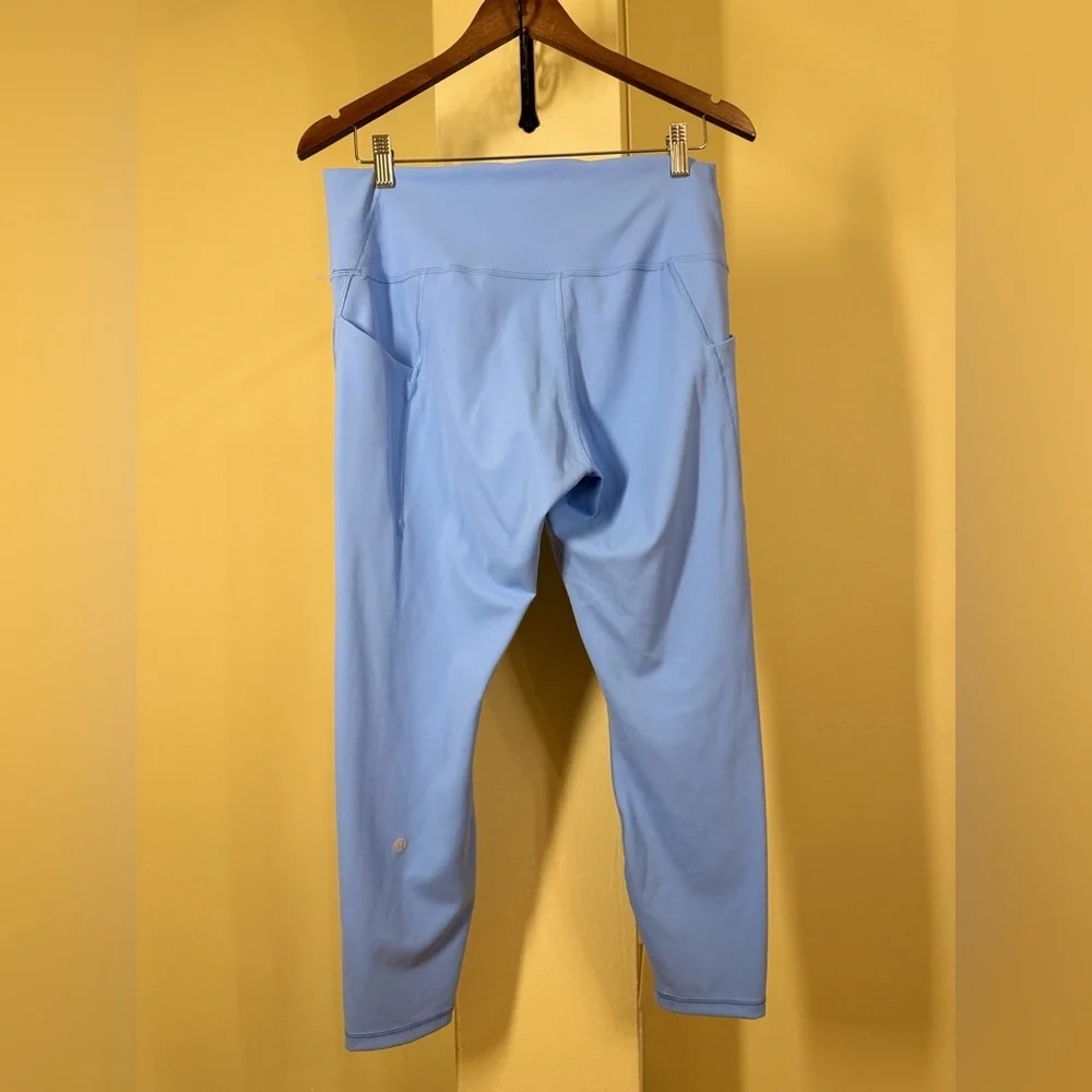 NWOT Lululemon Wunder Train High-Rise Tight with Pockets 25" Aero Blue - Picture 7 of 10
